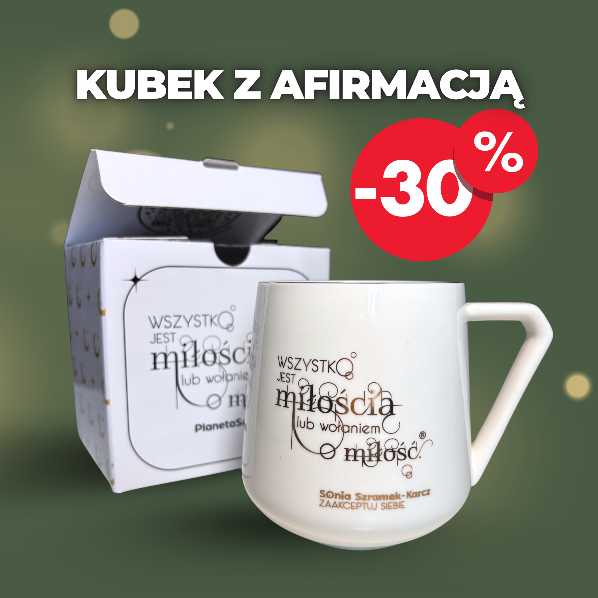 Kubek ”Wszystko jest miłością lub wołaniem o miłość”
