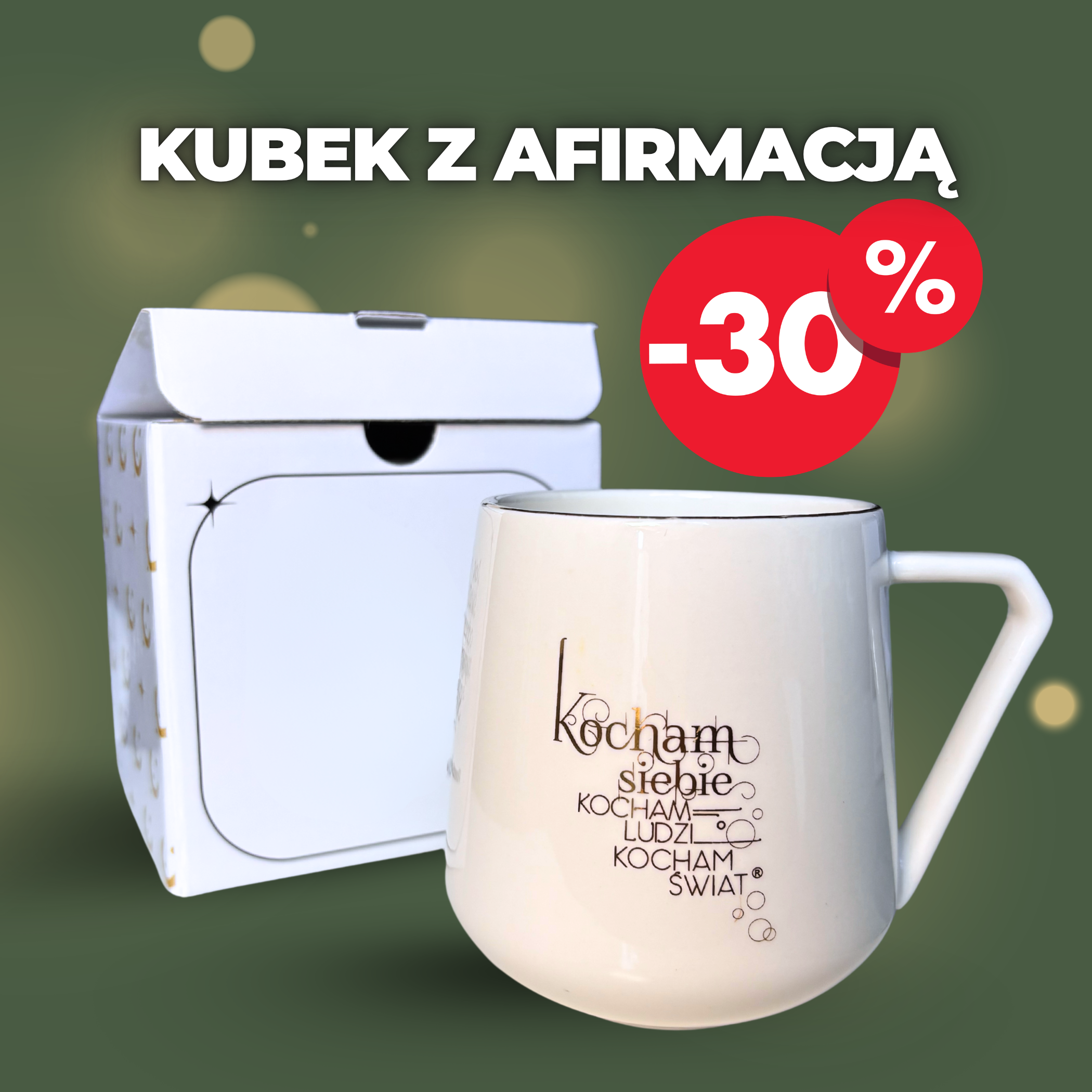 Kubek “Kocham siebie, kocham ludzi, kocham świat"