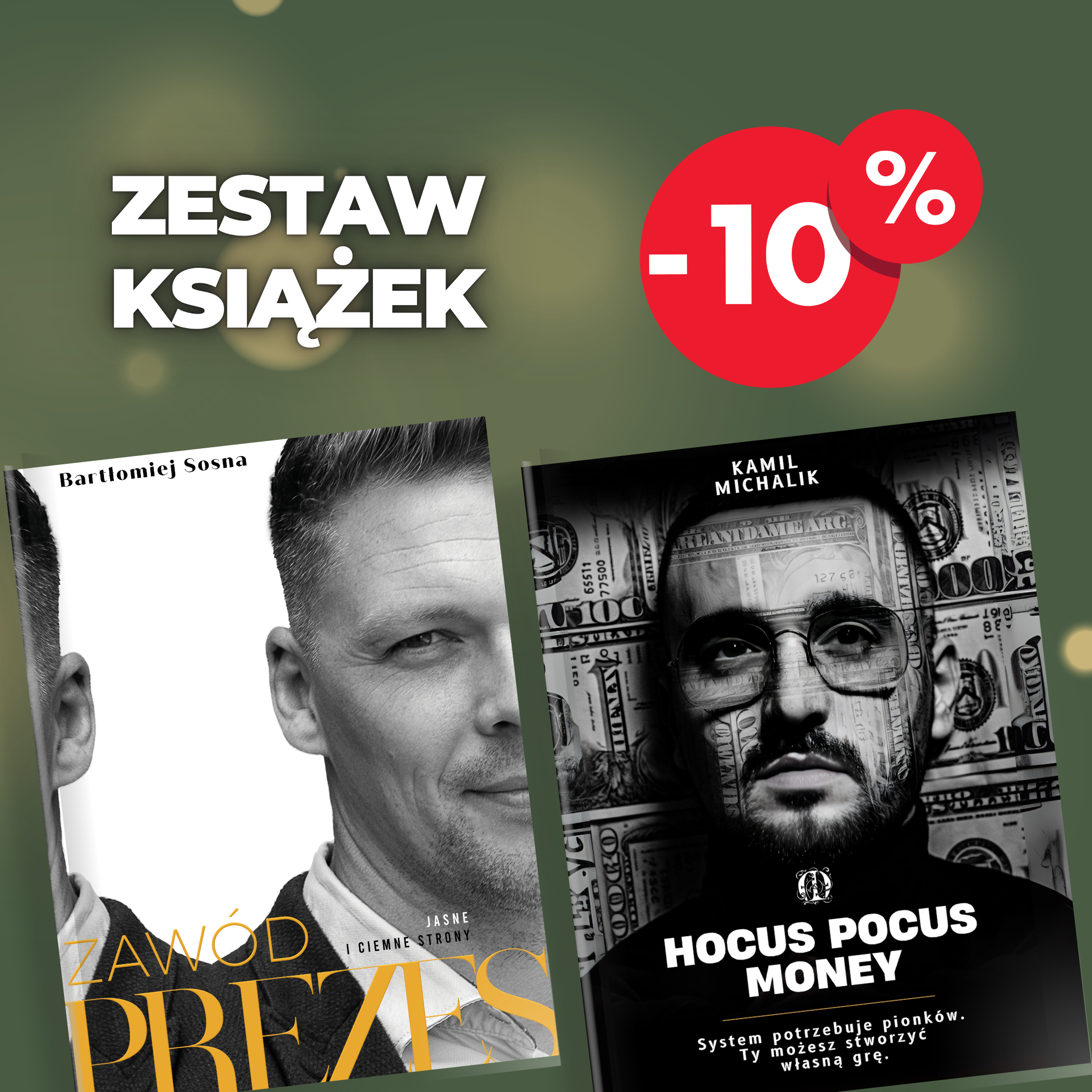 Hocus Pocus Money + Zawód prezes (w zestawie)