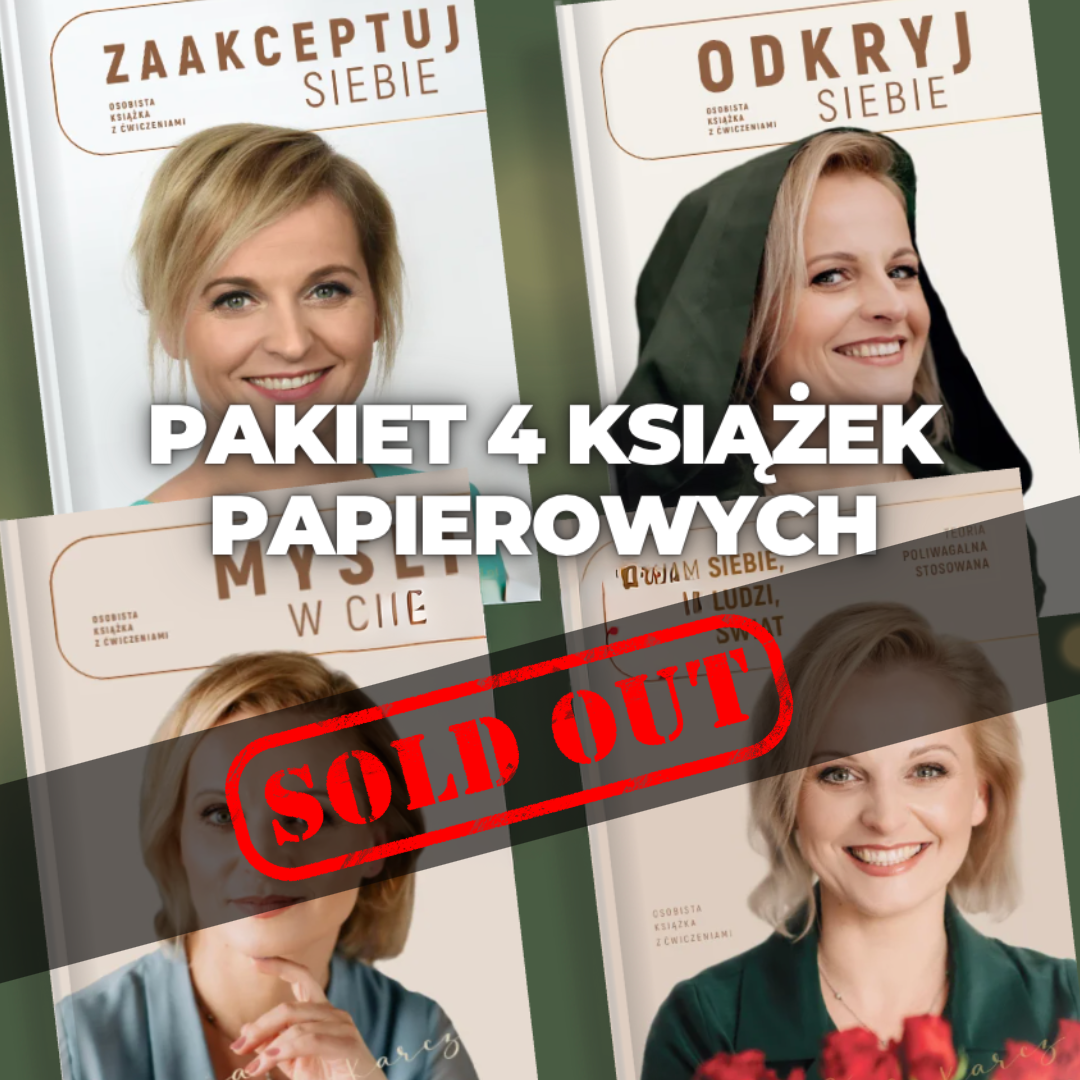 Pakiet 4 osobistych książek z ćwiczeniami Sonia Szramek Karcz