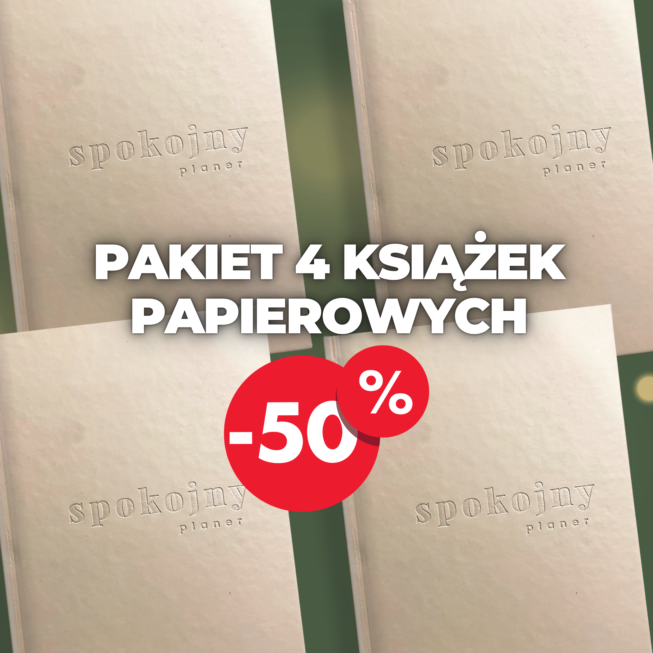 Zestaw 4 Spokojnych Planerów (I,II,III,IV) Sonia Szramek Karcz